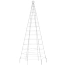 vidaXL kék LED karácsonyfa zászlórúdra 200 LED 180 cm