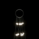 vidaXL hideg fehér LED karácsonyfa zászlórúdra 550 LED 300 cm