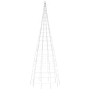 vidaXL színes LED karácsonyfa zászlórúdra 550 LED 300 cm