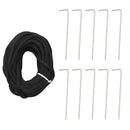 vidaXL színes LED karácsonyfa zászlórúdra 550 LED 300 cm