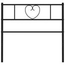 vidaXL fekete fém fejtámla 90 cm