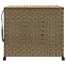 vidaXL rattan szennyeskosár kerekekkel 66x35x60 cm