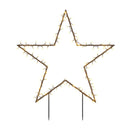 vidaXL karácsonyi csillag fénydekoráció 115 LED 85 cm