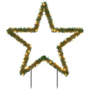 vidaXL karácsonyi csillag fénydekoráció 115 LED 85 cm