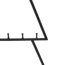 vidaXL fekete fém karácsonyfa dekorációhoz 60 cm