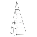 vidaXL fekete fém karácsonyfa dekorációhoz 140 cm