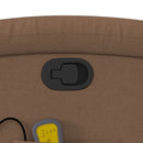 vidaXL barna szövet felállást segítő dönthető masszázsfotel