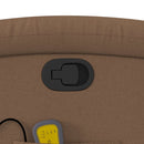 vidaXL barna szövet felállást segítő dönthető masszázsfotel