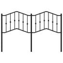 vidaXL fekete fém fejtámla 135 cm