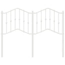 vidaXL fehér fém fejtámla 120 cm