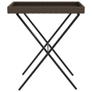 vidaXL barna összecsukható polyrattan tálcaasztal 65 x 40 x 75 cm