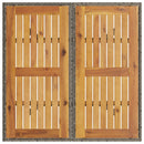 vidaXL szürke polyrattan kerti asztal akácfa lappal 80 x 80 x 75 cm
