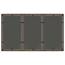 vidaXL barna polyrattan üveglapos kerti asztal 150 x 90 x 75 cm
