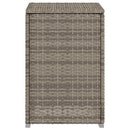 vidaXL szürke polyrattan propántartály borító asztal 40 x 40 x 60 cm