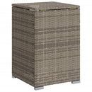vidaXL szürke polyrattan propántartály borító asztal 40 x 40 x 60 cm