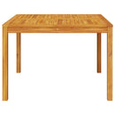 vidaXL tömör akácfa kerti étkezőasztal 110 x 110 x 75 cm