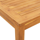 vidaXL tömör akácfa kerti étkezőasztal 110 x 110 x 75 cm
