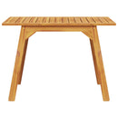 vidaXL tömör akácfa kerti étkezőasztal 110 x 56 x 75 cm