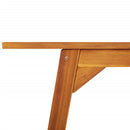 vidaXL tömör akácfa kerti étkezőasztal 110 x 56 x 75 cm