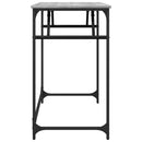 vidaXL szürke sonoma szerelt fa és porszórt acél íróasztal 100x45x76cm