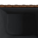 vidaXL barna polyrattan kerti ültetőláda 36x30x32 cm
