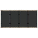 vidaXL világosszürke polyrattan üveglapos kerti asztal 190x90x75 cm