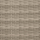 vidaXL világosszürke polyrattan napozóágy párnával