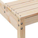 vidaXL tömör fenyőfa piknik asztal 160x134x75 cm