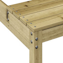 vidaXL impregnált fenyőfa piknik asztal 160 x 134 x 75 cm