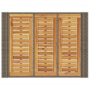 vidaXL szürke polyrattan kerti bárasztal akácfa lappal 105x80x110 cm