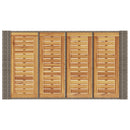 vidaXL szürke polyrattan kerti bárasztal akácfa lappal 145x80x110 cm