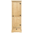 vidaXL Corona tömör fenyőfa ruhásszekrény 55x50x170 cm