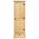 vidaXL Corona tömör fenyőfa ruhásszekrény 55 x 38 x 170 cm