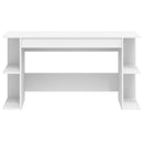 vidaXL fehér szerelt fa íróasztal 140 x 50 x 75 cm