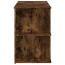 vidaXL füstös tölgy színű szerelt fa íróasztal 140x50x75 cm