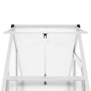 vidaXL ezüstszínű alumínium melegház alapvázzal 169 x 58 x 195 cm