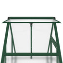 vidaXL zöld alumínium melegház alapvázzal 169 x 58 x 195 cm