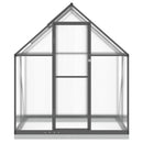 vidaXL antracitszürke alumínium melegház alapvázzal 169 x 114 x 202 cm