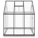 vidaXL antracitszürke alumínium melegház alapvázzal 169 x 169 x 202 cm