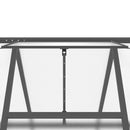 vidaXL antracitszürke alumínium melegház alapvázzal 224 x 169 x 195 cm