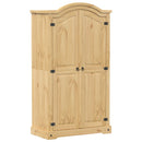 vidaXL Corona tömör fenyőfa ruhásszekrény 102 x 52 x 186 cm