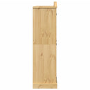 vidaXL Corona tömör fenyőfa ruhásszekrény 151,5 x 52 x 186 cm