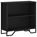 vidaXL fekete szerelt fa könyvszekrény 80 x 31 x 74,5 cm