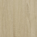 vidaXL sonoma tölgy színű szerelt fa könyvespolc 80 x 31 x 74,5 cm