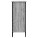 vidaXL szürke sonoma színű szerelt fa könyvespolc 80 x 31 x 74,5 cm