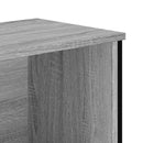 vidaXL szürke sonoma színű szerelt fa könyvespolc 80 x 31 x 74,5 cm