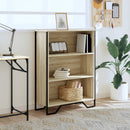 vidaXL sonoma tölgy szerelt fa könyvespolc 80 x 31 x 106 cm