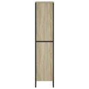 vidaXL sonoma tölgy szerelt fa könyvespolc 80 x 31 x 137,5 cm