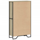 vidaXL sonoma tölgy szerelt fa könyvespolc 80 x 31 x 137,5 cm