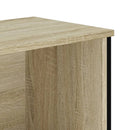 vidaXL sonoma tölgy szerelt fa könyvespolc 80 x 31 x 137,5 cm